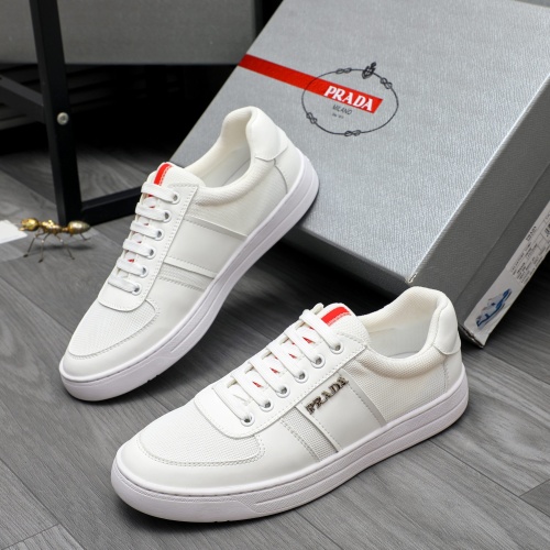 Wholesale Prada Casual Shoes For Men #1230431 $76.00 USD, Wholesale Quality Replica Prada Casual Shoes