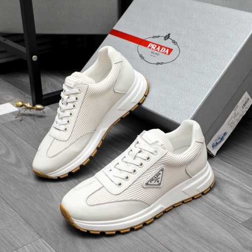 Wholesale Prada Casual Shoes For Men #1230438 $96.00 USD, Wholesale Quality Replica Prada Casual Shoes