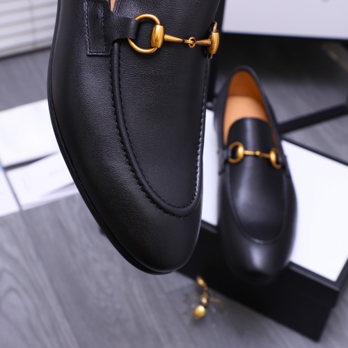 Replica Gucci Oxfords Shoes For Men #1230475 $88.00 USD for Wholesale