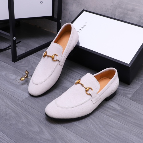 Wholesale Gucci Oxfords Shoes For Men #1230477 $88.00 USD, Wholesale Quality Replica Gucci Oxfords Shoes