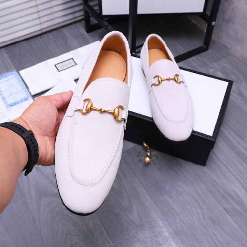 Replica Gucci Oxfords Shoes For Men #1230477 $88.00 USD for Wholesale