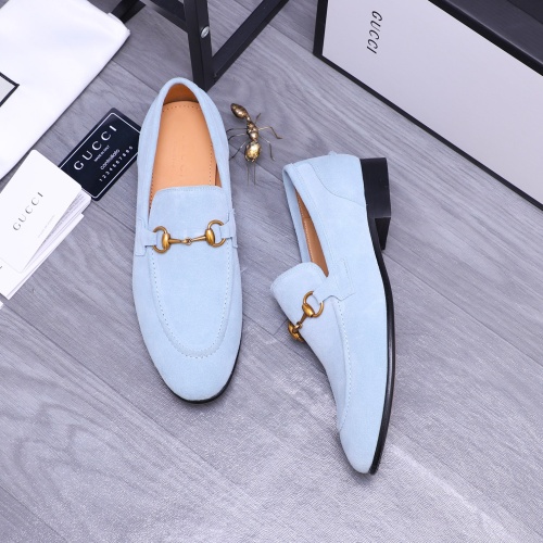 Replica Gucci Oxfords Shoes For Men #1230478 $88.00 USD for Wholesale