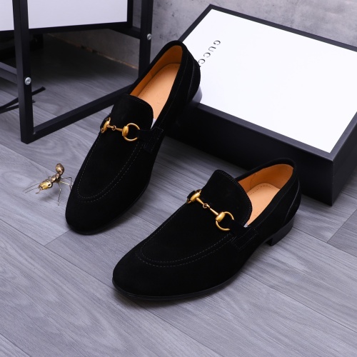 Wholesale Gucci Oxfords Shoes For Men #1230480 $88.00 USD, Wholesale Quality Replica Gucci Oxfords Shoes