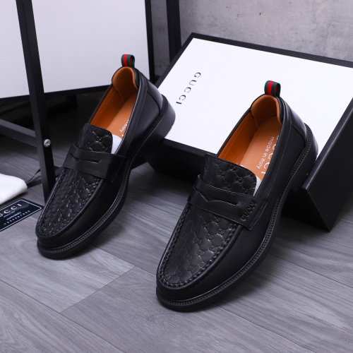 Replica Gucci Oxfords Shoes For Men #1230482 $88.00 USD for Wholesale