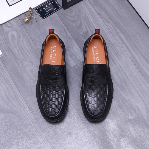 Replica Gucci Oxfords Shoes For Men #1230482 $88.00 USD for Wholesale