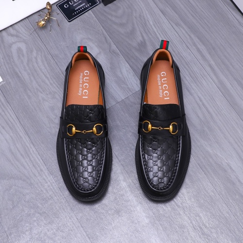 Replica Gucci Oxfords Shoes For Men #1230483 $88.00 USD for Wholesale