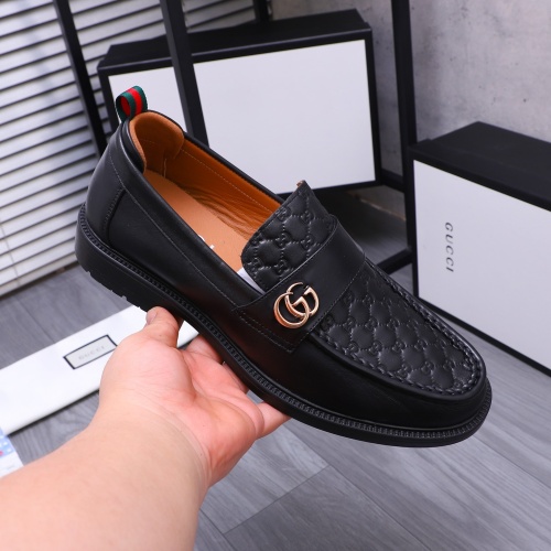 Replica Gucci Oxfords Shoes For Men #1230484 $88.00 USD for Wholesale