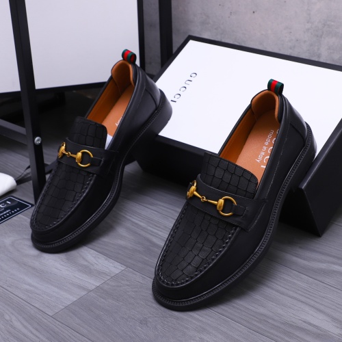 Replica Gucci Oxfords Shoes For Men #1230486 $88.00 USD for Wholesale