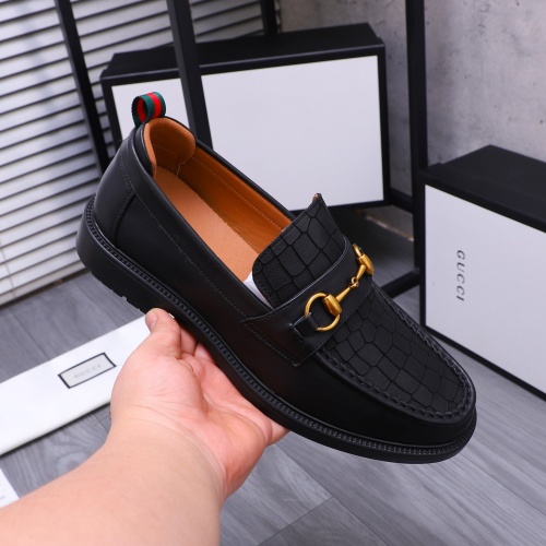 Replica Gucci Oxfords Shoes For Men #1230486 $88.00 USD for Wholesale