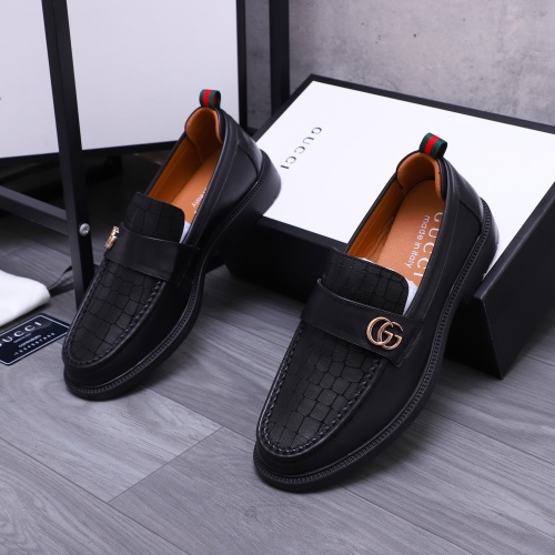 Replica Gucci Oxfords Shoes For Men #1230487 $88.00 USD for Wholesale