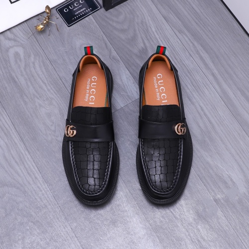 Replica Gucci Oxfords Shoes For Men #1230487 $88.00 USD for Wholesale