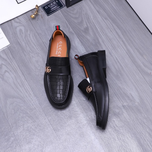 Replica Gucci Oxfords Shoes For Men #1230487 $88.00 USD for Wholesale