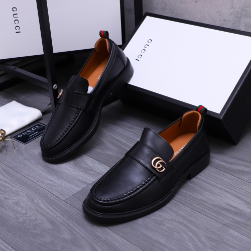 Wholesale Gucci Oxfords Shoes For Men #1230489 $88.00 USD, Wholesale Quality Replica Gucci Oxfords Shoes