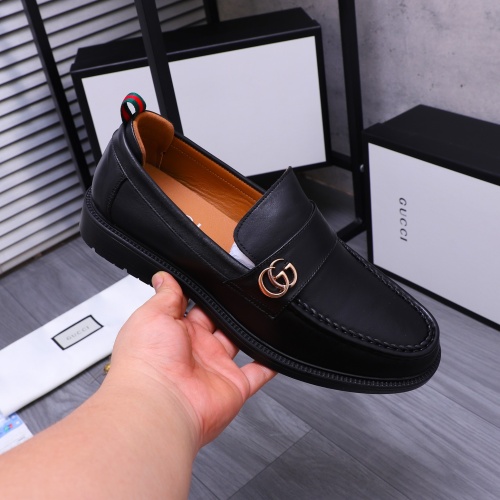 Replica Gucci Oxfords Shoes For Men #1230489 $88.00 USD for Wholesale