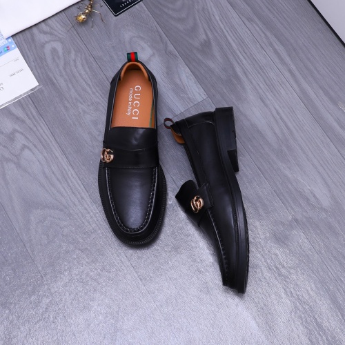 Replica Gucci Oxfords Shoes For Men #1230489 $88.00 USD for Wholesale