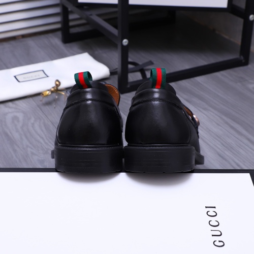 Replica Gucci Oxfords Shoes For Men #1230489 $88.00 USD for Wholesale