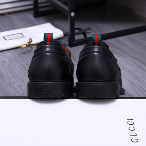 Replica Gucci Oxfords Shoes For Men #1230490 $88.00 USD for Wholesale