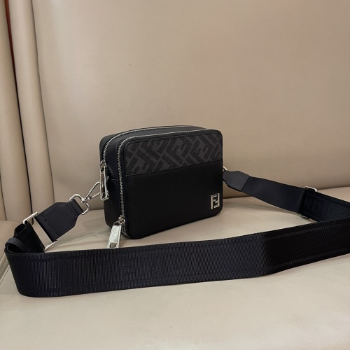 Replica Fendi AAA Man Messenger Bags #1230514 $155.00 USD for Wholesale