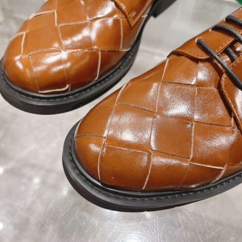 Replica Bottega Veneta BV Leather Shoes For Men #1230522 $150.00 USD for Wholesale