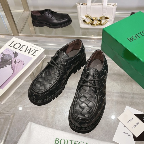 Replica Bottega Veneta BV Leather Shoes For Men #1230526 $150.00 USD for Wholesale