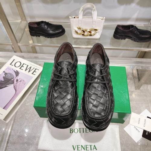 Replica Bottega Veneta BV Leather Shoes For Men #1230526 $150.00 USD for Wholesale