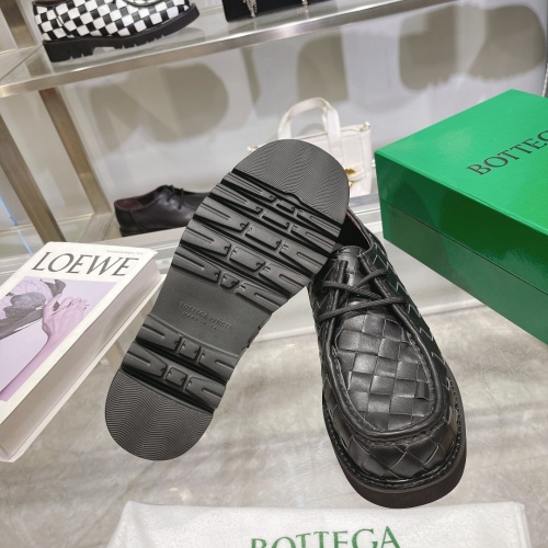 Replica Bottega Veneta BV Leather Shoes For Men #1230526 $150.00 USD for Wholesale