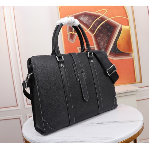 Replica Hermes AAA Man Handbags #1230557 $162.00 USD for Wholesale