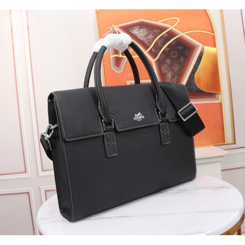 Replica Hermes AAA Man Handbags #1230558 $162.00 USD for Wholesale