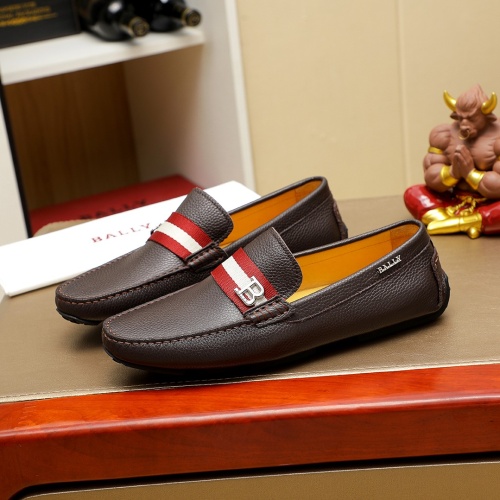 Replica Bally Leather Shoes For Men #1230573 $72.00 USD for Wholesale