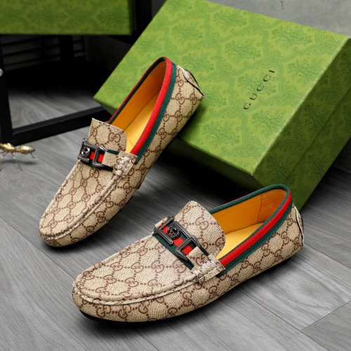 Wholesale Gucci Oxfords Shoes For Men #1230608 $68.00 USD, Wholesale Quality Replica Gucci Oxfords Shoes