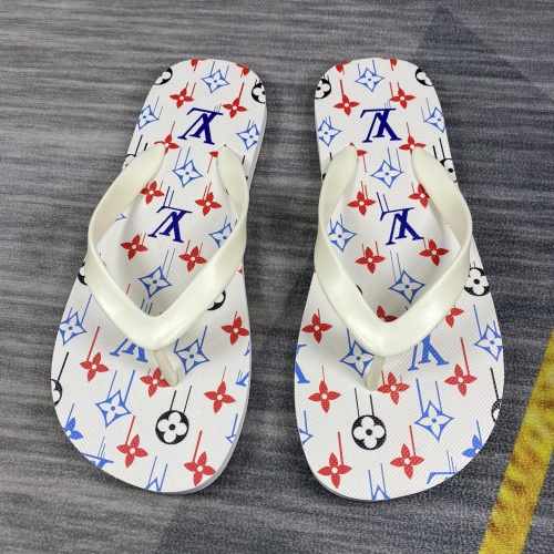 Wholesale Louis Vuitton Slippers For Men #1230620 $45.00 USD, Wholesale Quality Replica Louis Vuitton Slippers