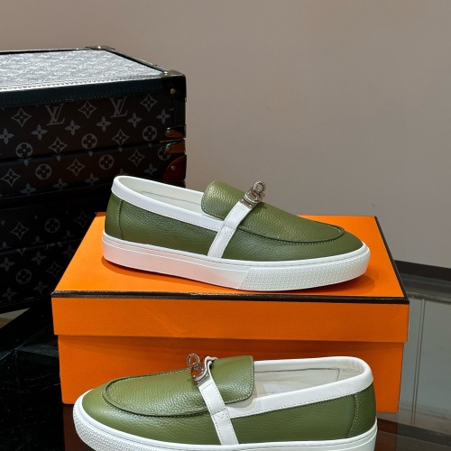 Replica Hermes Casual Shoes For Men #1230646 $72.00 USD for Wholesale