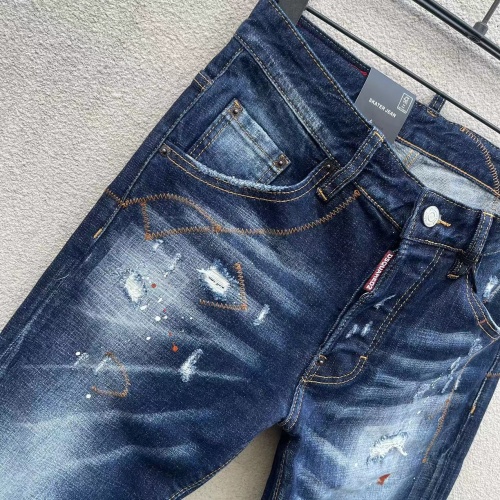 Replica Dsquared Jeans For Men #1230652 $68.00 USD for Wholesale