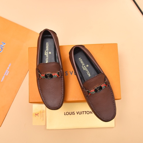 Wholesale Louis Vuitton LV Oxfords Shoes For Men #1230676 $80.00 USD, Wholesale Quality Replica Louis Vuitton LV Oxfords Shoes