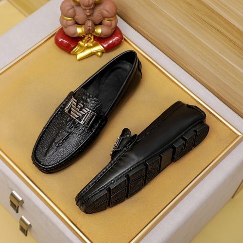 Replica Armani Leather Shoes For Men #1230693 $68.00 USD for Wholesale