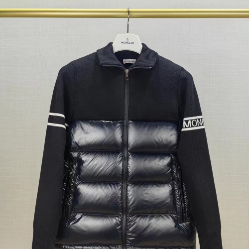 Replica Moncler Down Feather Coat Long Sleeved For Men #1230717 $160.00 USD for Wholesale