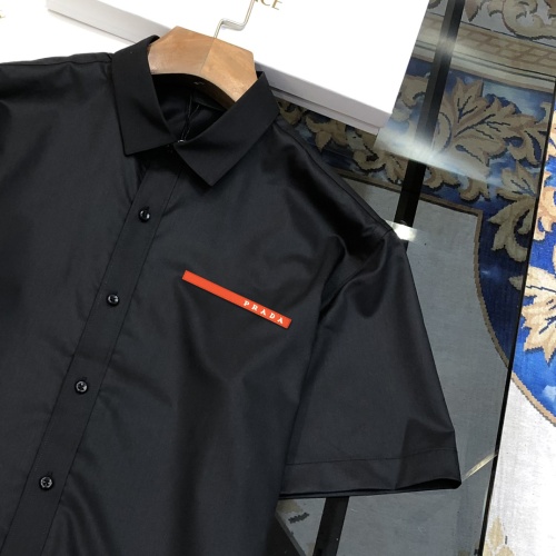 Replica Prada Shirts Short Sleeved For Men #1230738 $42.00 USD for Wholesale