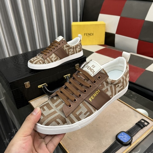 Replica Fendi Casual Shoes For Men #1230787 $72.00 USD for Wholesale