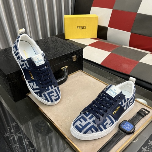 Replica Fendi Casual Shoes For Men #1230789 $72.00 USD for Wholesale