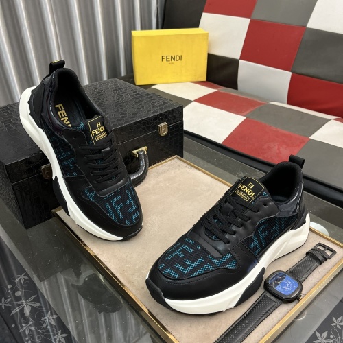 Wholesale Fendi Casual Shoes For Men #1230792 $82.00 USD, Wholesale Quality Replica Fendi Casual Shoes