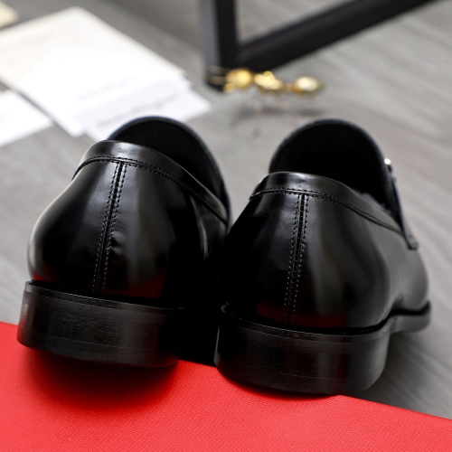 Replica Salvatore Ferragamo Leather Shoes For Men #1230817 $82.00 USD for Wholesale