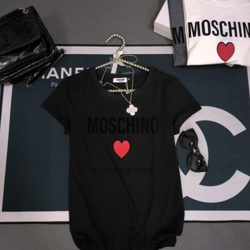 Wholesale Moschino T-Shirts Short Sleeved For Women #1231019 $32.00 USD, Wholesale Quality Replica Moschino T-Shirts