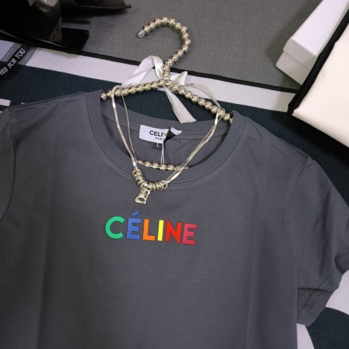 Replica Celine T-Shirts Short Sleeved For Women #1231022 $32.00 USD for Wholesale