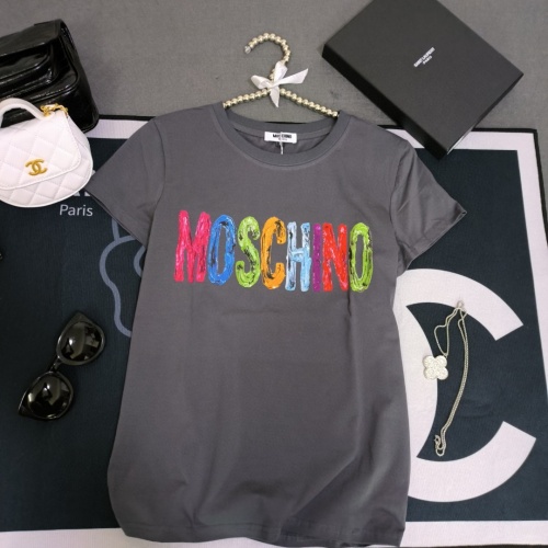 Replica Moschino T-Shirts Short Sleeved For Women #1231030 $32.00 USD for Wholesale