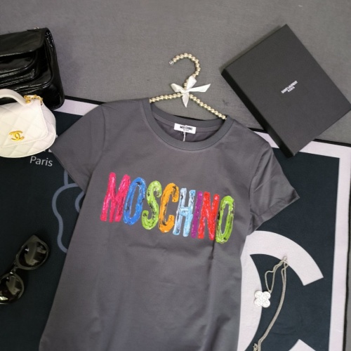 Replica Moschino T-Shirts Short Sleeved For Women #1231030 $32.00 USD for Wholesale