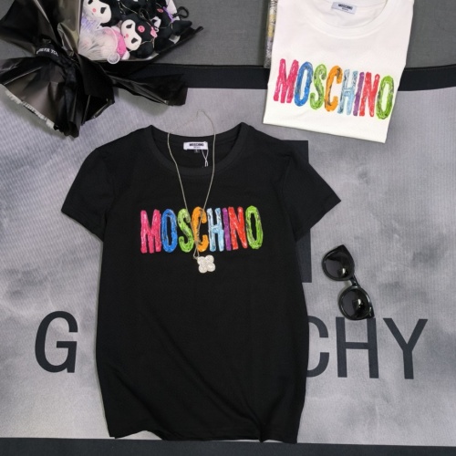 Wholesale Moschino T-Shirts Short Sleeved For Women #1231031 $32.00 USD, Wholesale Quality Replica Moschino T-Shirts