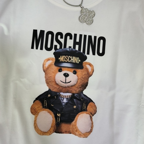 Replica Moschino T-Shirts Short Sleeved For Women #1231033 $32.00 USD for Wholesale