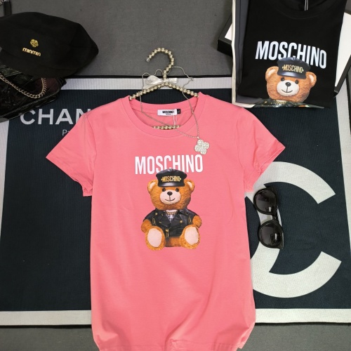 Wholesale Moschino T-Shirts Short Sleeved For Women #1231034 $32.00 USD, Wholesale Quality Replica Moschino T-Shirts