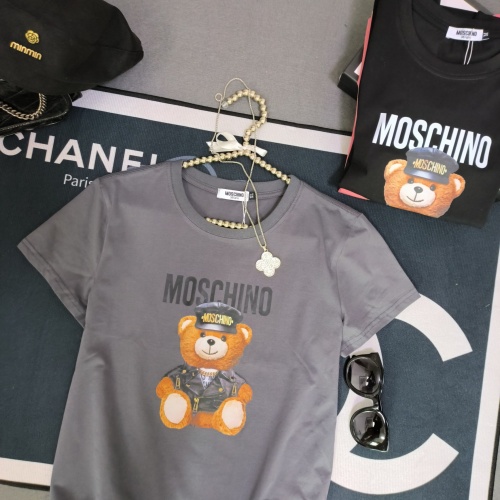 Replica Moschino T-Shirts Short Sleeved For Women #1231035 $32.00 USD for Wholesale