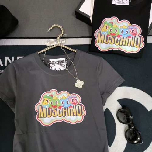 Replica Moschino T-Shirts Short Sleeved For Women #1231038 $32.00 USD for Wholesale